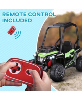 12V Kids UTV with Music, Lights, MP3/USB, Suspension, Camo