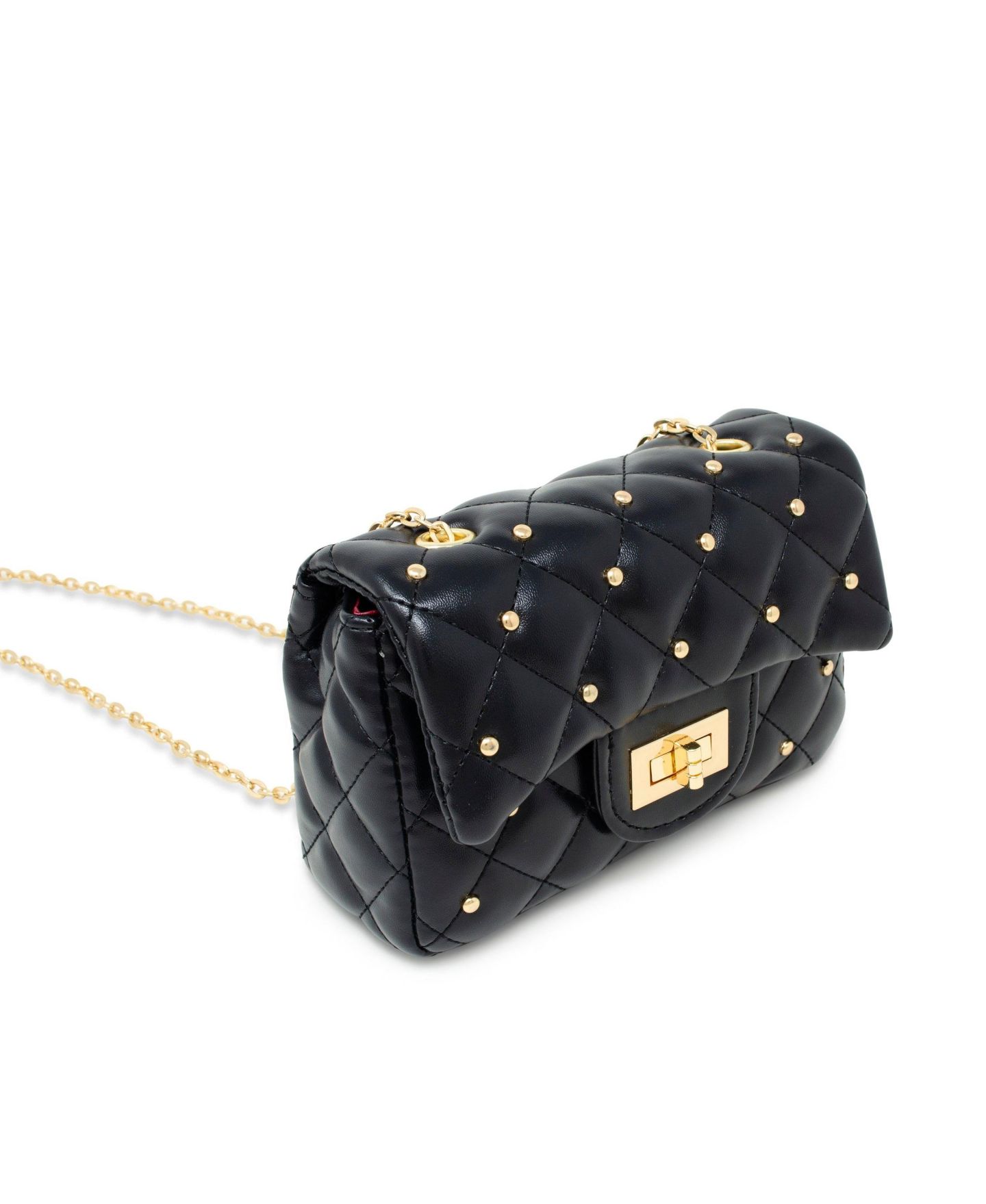 Сумка Tiny Treats + Zomi Gems Classic Quilted Stud Handbag, Black для девочек — фото 3