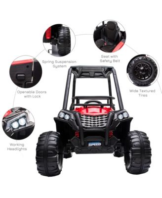 12V Kids UTV with Music, Lights, MP3/USB, Suspension,