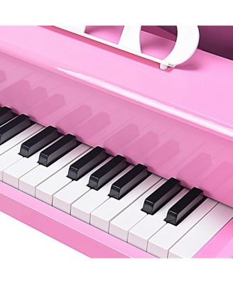 Musical Instrument Toy 30-Key Children Mini Grand Piano with Bench