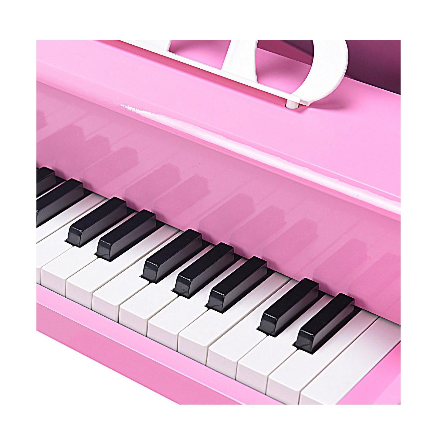 Детские игрушки HONGGE 30-Key Mini Grand Piano, 2-Piece Piano Set, Ages 3-9 — фото 9