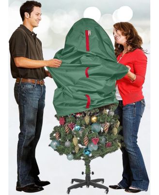 Upright Christmas Tree Storage Bag For Topiary and Holiday Tree up to 5 ft Tall