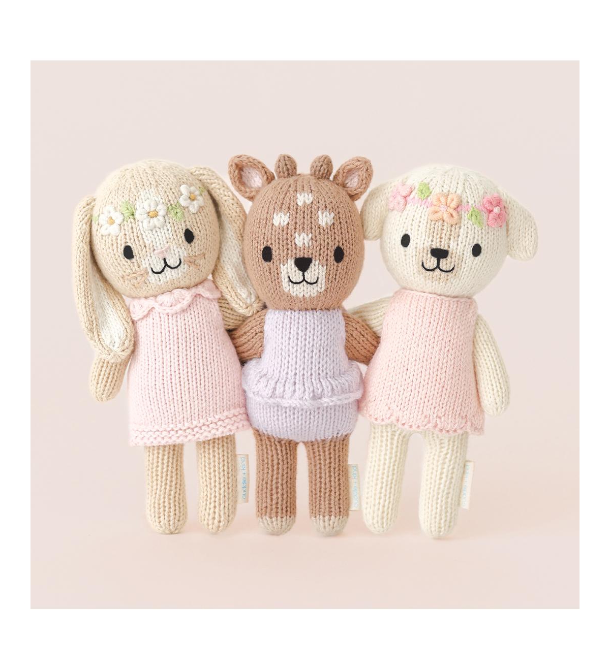 cuddle+kind cuddle+kind Unisex Tiny Hannah the bunny (blush) - Baby