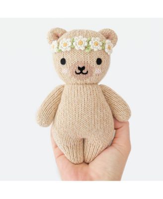 cuddle+kind Unisex Baby honey bear (flower crown) - Baby