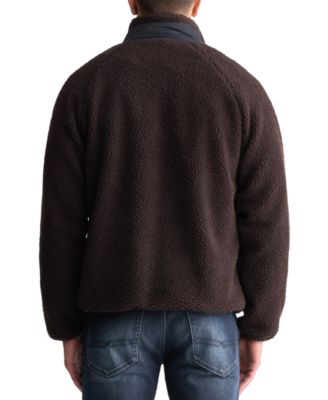 Buffalo David Bitton Мужская клетчатая куртка-бомбер из флиса Jaik Super на молнии спереди от Buffalo David Bitton 19890₽