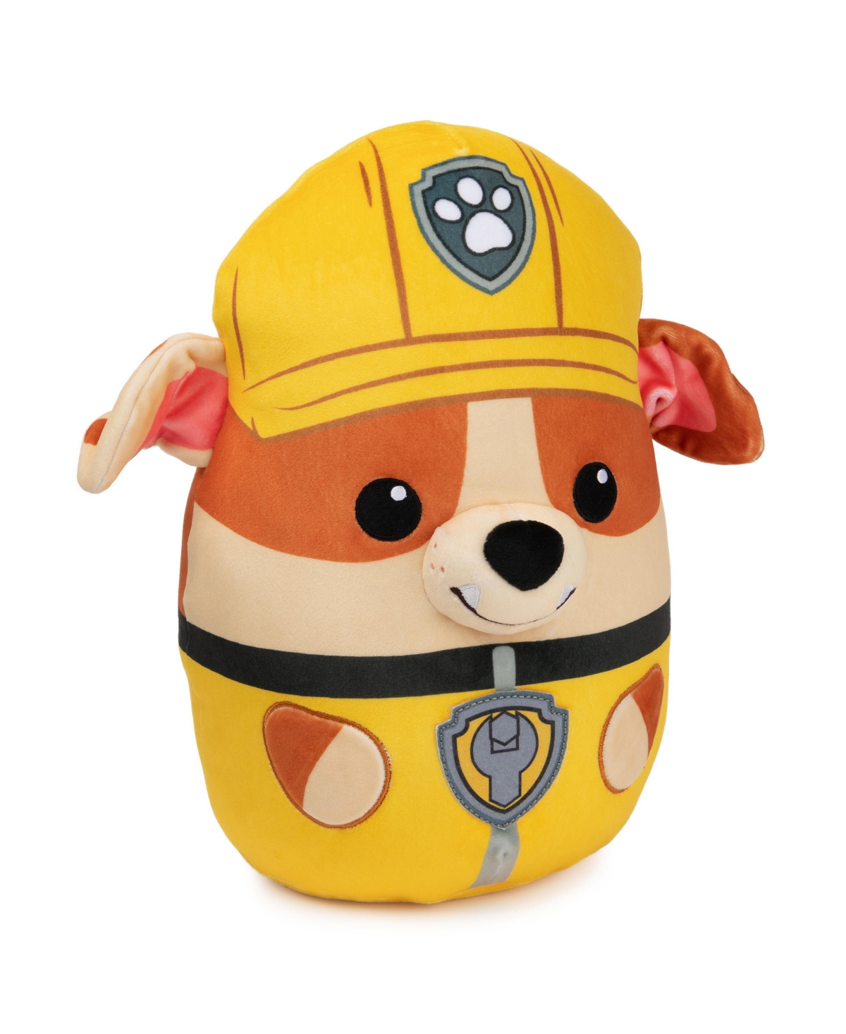 Paw Patrol Rubble Squish Plush, Official Toy From The Hit Cartoon, Squishy Stuffed Animal In No Color