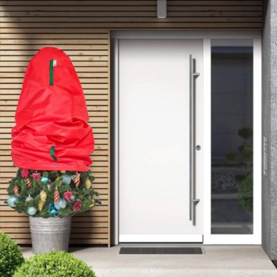 Upright Christmas Tree Storage Bag For Topiary and Holiday Tree up to 4 ft Tall