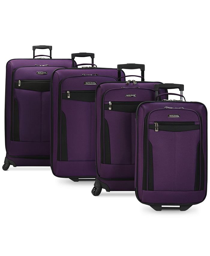 Travel Select CLOSEOUT! Segovia 4 Piece Spinner Luggage Set