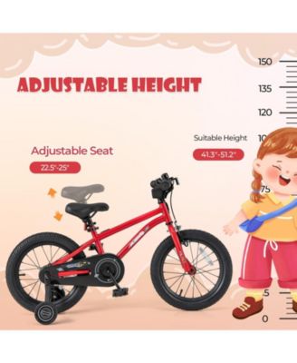 16-Inch Kids' Bike with Handbrake, Coaster Brake, and Bell for Ages 4-7