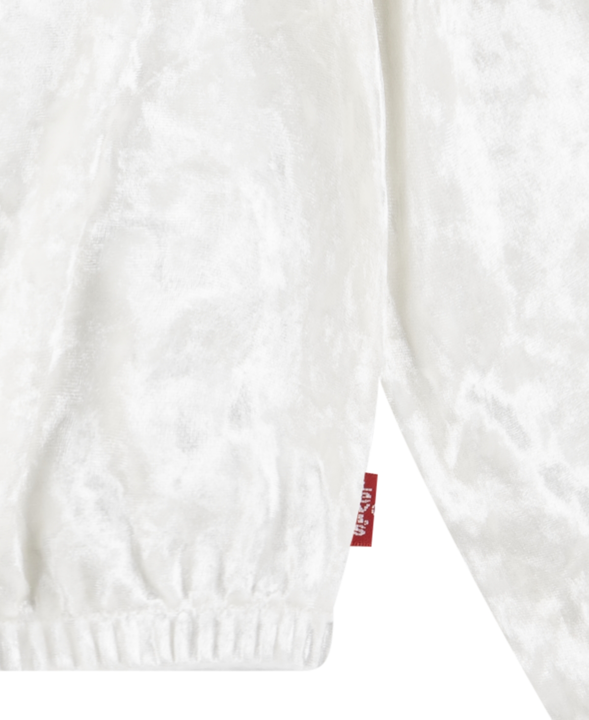 LEVI'S BIG GIRLS LONG SLEEVE CRUSHED VELOUR TOP 