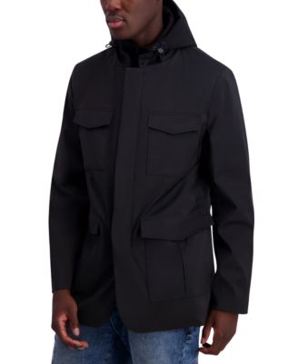 КАРЛ ЛАГЕРФЕЛЬД ПАРИЖ Karl Lagerfeld Paris Мужская приталенная саржевая куртка-сафари