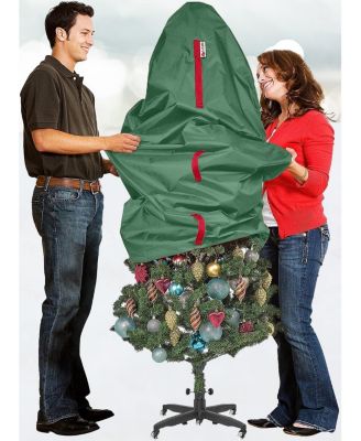 Upright Christmas Tree Storage Bag For Topiary and Holiday Tree up to 9 ft Tall