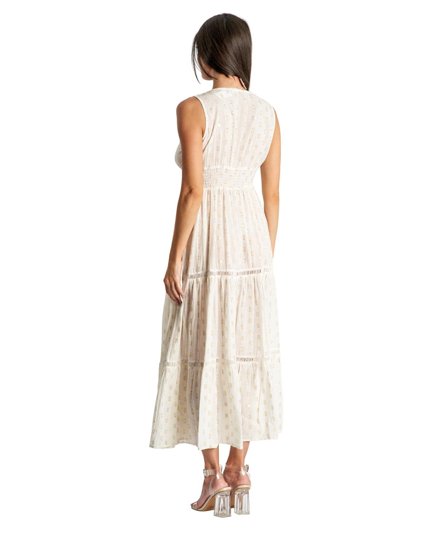 Women's Sleevless V-neck dress