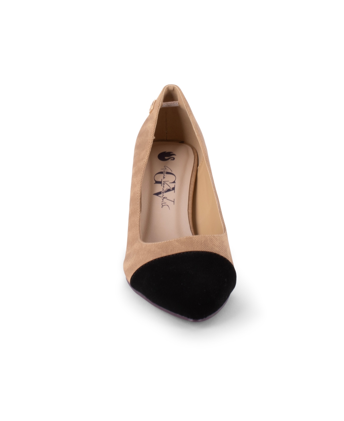Gloria Vanderbilt Women's Brigitte Slip On Pumps In Natural,black