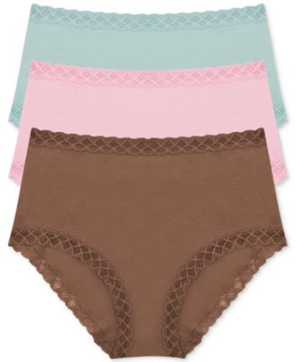 Женское нижнее белье Natori Bliss Full Brief из 3-х упаковок 755058MP