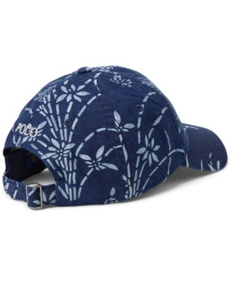 Polo Ralph Lauren Men's Tropical Indigo Linen Ball Cap Macy's