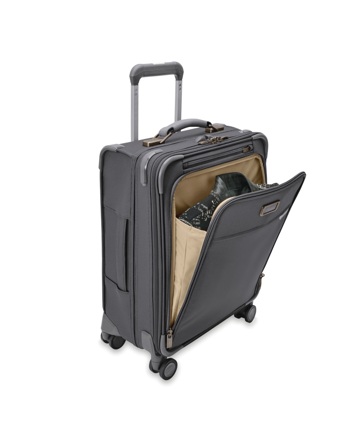 Briggs & Riley Baseline Global Carry-on Spinner In Steel Gray