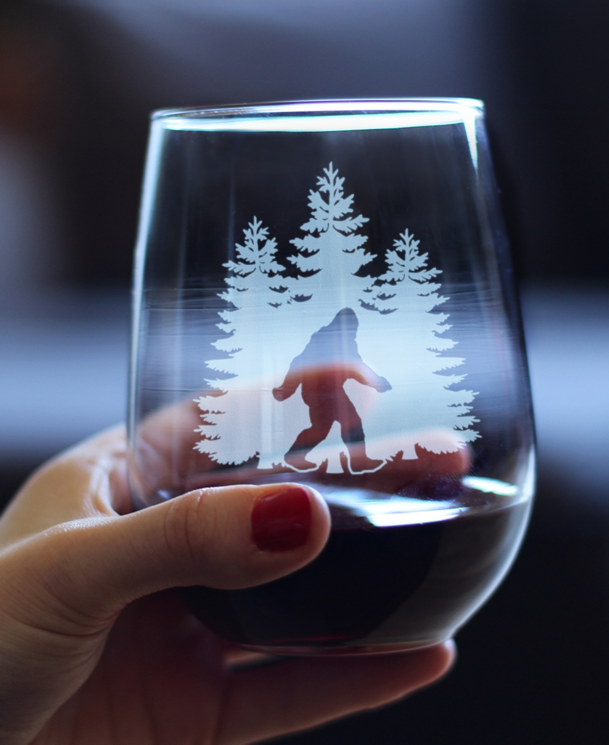 Bevvee Bigfoot Stemless Wine Glass In Clear