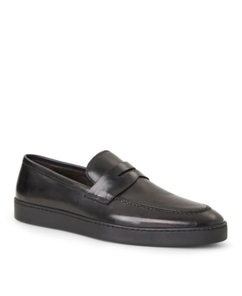Мужские туфли Bruno Magli Prato Casual Loafer, цвет: Чёрный