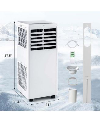 5000 BTU (8000 BTU ASHRAE) Portable Air Conditioner with Dehumidifier & Fan Sleep Mode & 24H Timer