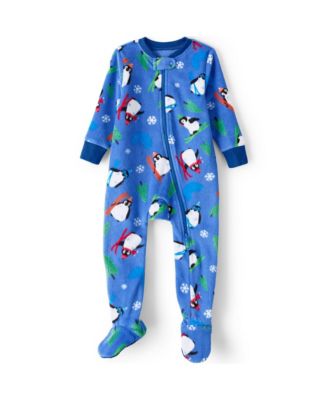 Baby Girls Baby Footed Fleece Sleeper
