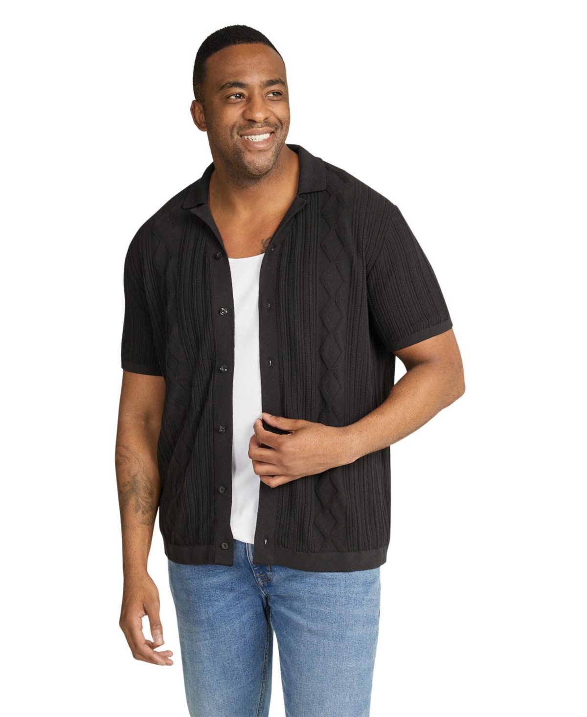 Big & Tall Thomas Knit Shirt - Cilantro
