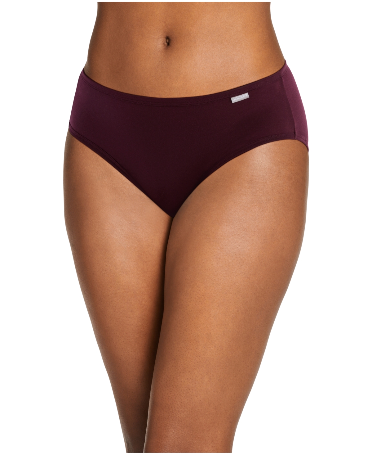Jockey Elance French Cut 3 Pack Underwear 1485 1487, Extended Sizes In Gallant Geo,deep Sangria,dried Sage