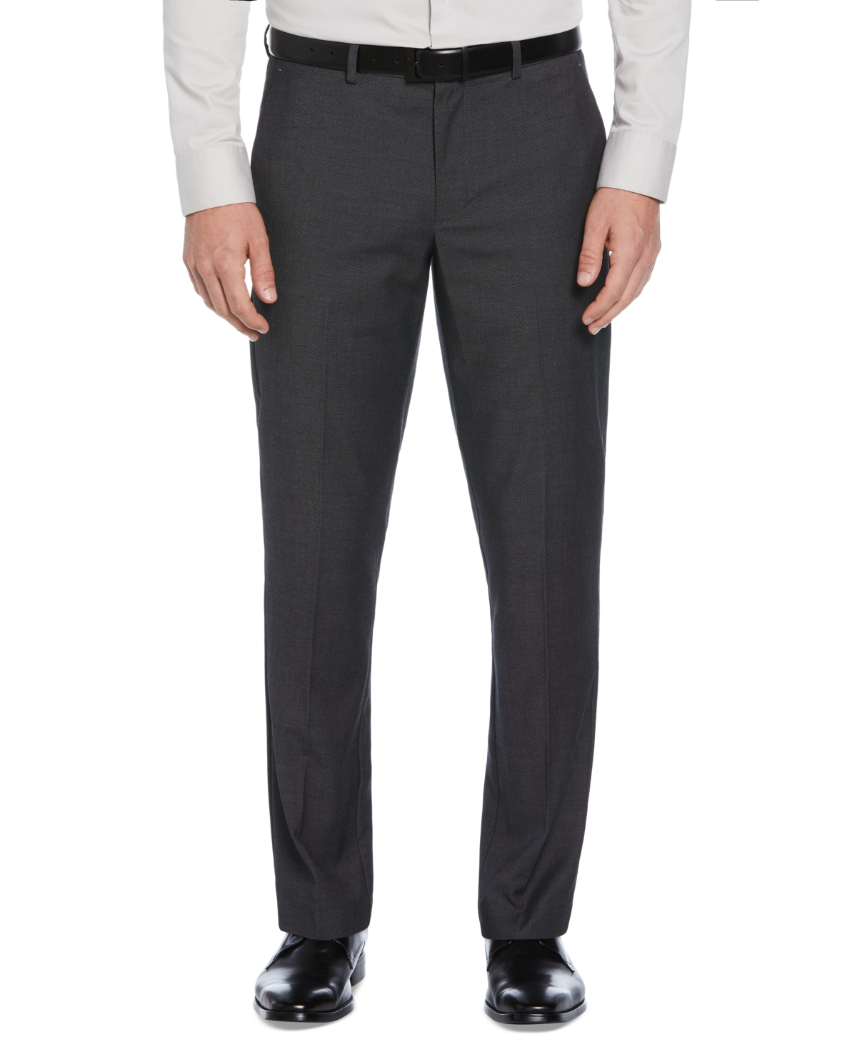 Mens Modern-Fit Pattern Dress Pant - Medium Navy Birdseye