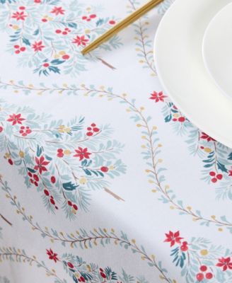 Easy Care Holiday Tablecloth, 60" x 84"