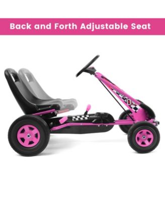 4 Wheels Kids Ride On Pedal Powered Bike Go Kart Racer Car Outdoor Play Toy