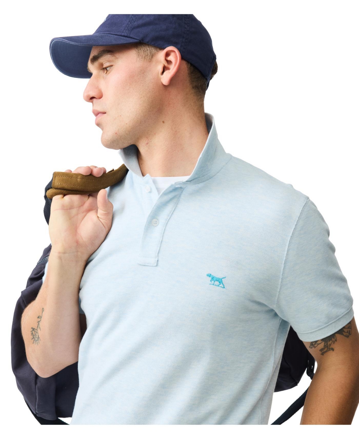 Rodd & Gunn Men's The Gunn Sports Fit Short Sleeve Polo In Blue