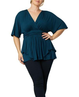Plus Size Promenade Jersey Top