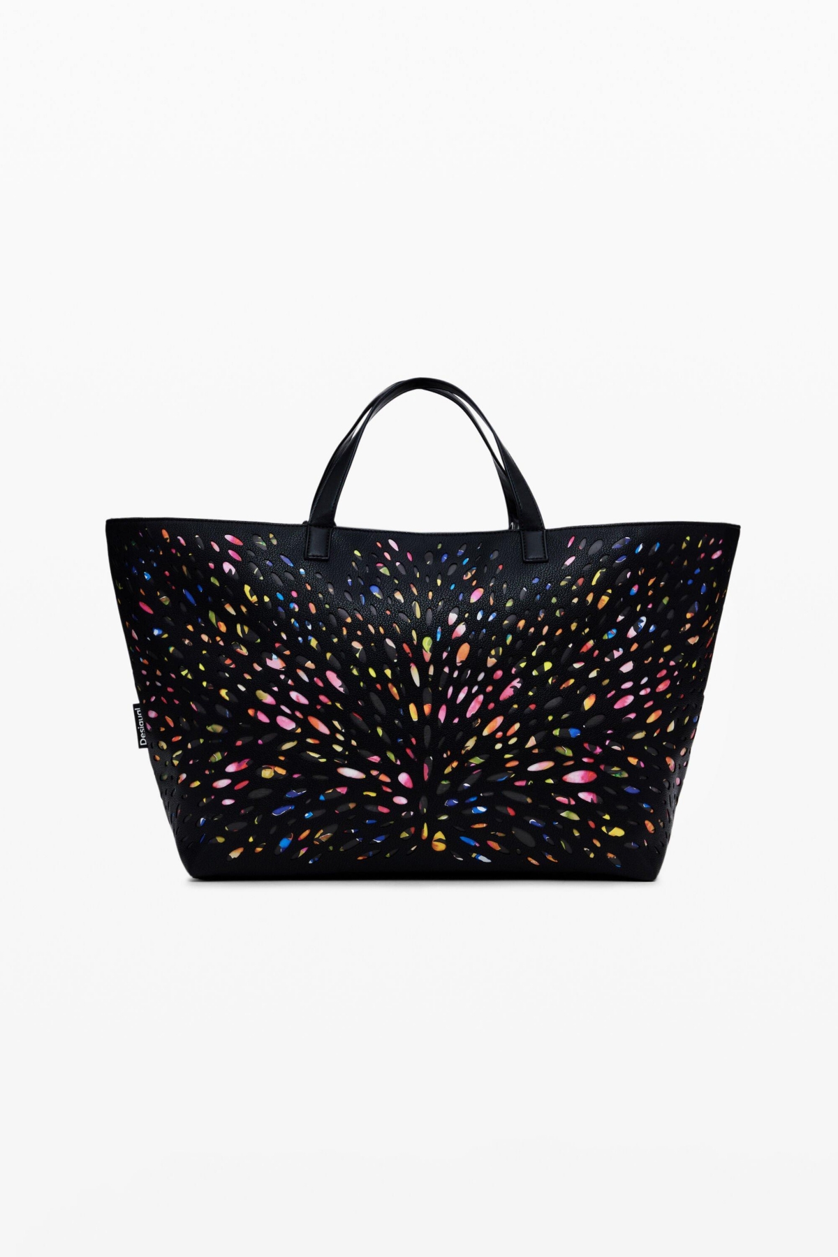 Women's Cut-out shopper bag - Black