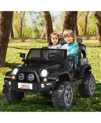 12V 2-Seater Ride-On Truck with Remote Control and Storage Compartment