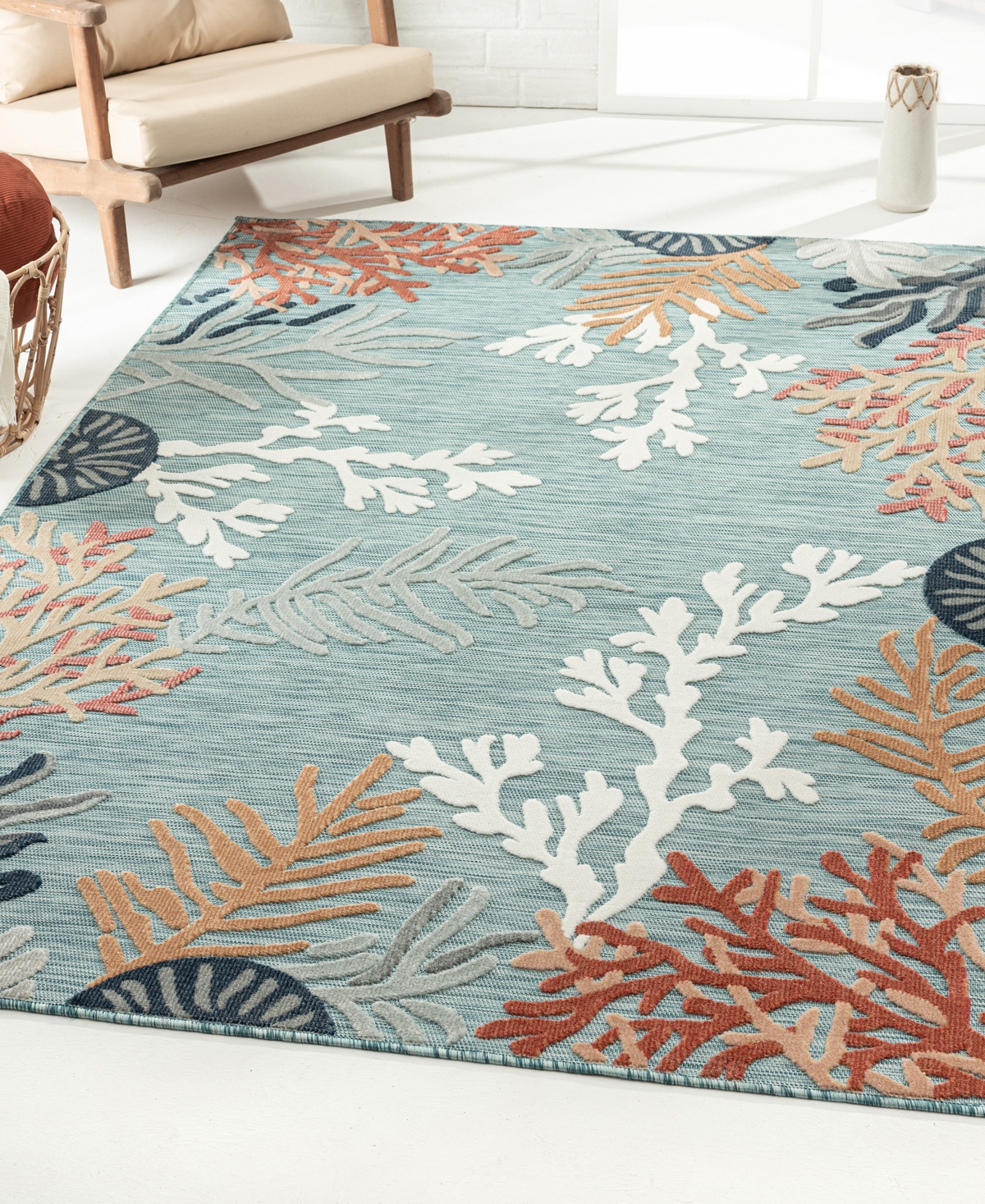 Lr Home Vance VERND8210B Outdoor Area Rug