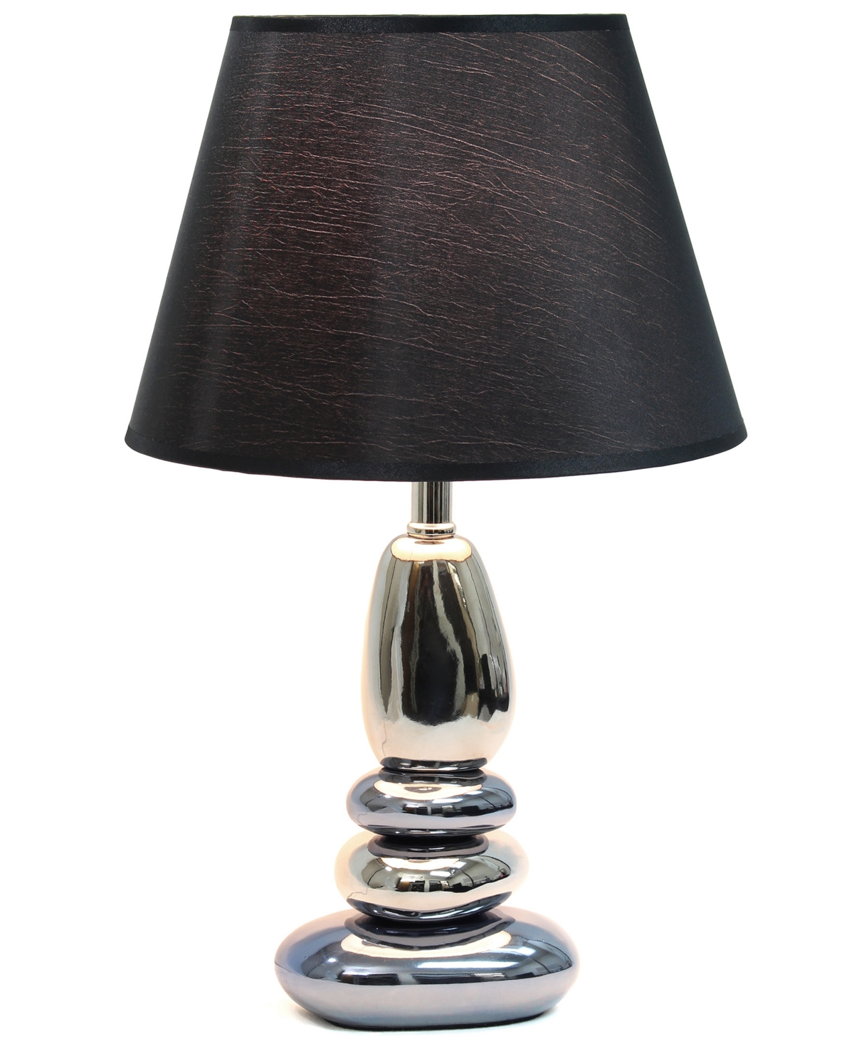 Lalia Home 21.5" Contemporary Ebb and Flow Stacked Stone Table Lamp
