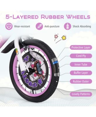 16/18 Inch Kids Bike for 4-8 Years Old Sport Bicycle with Adjustable Handlebar and Saddle