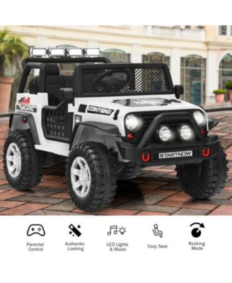 12V Kids Remote Control Ride-On Truck – Lights & Music