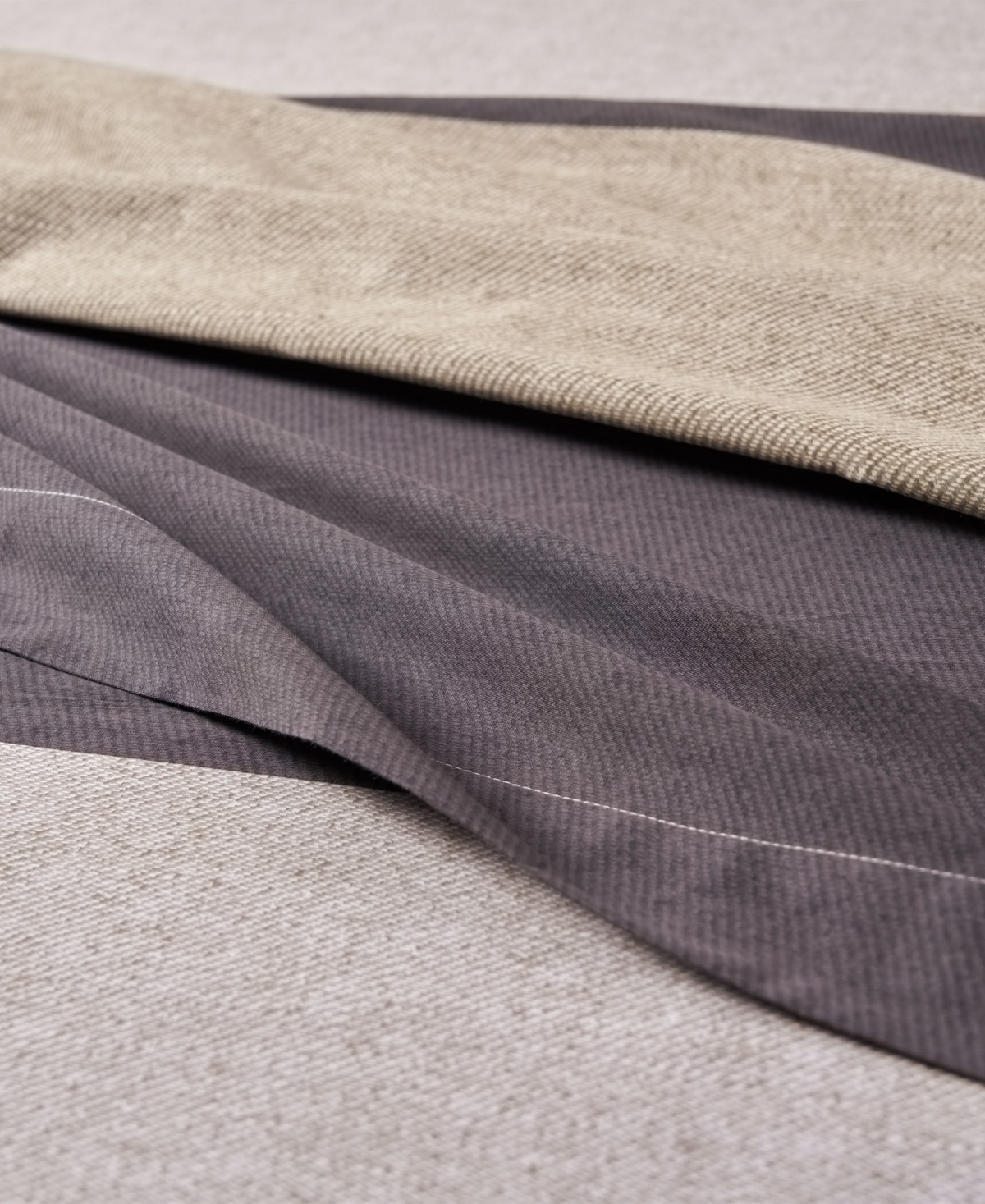 Boss Home By Hugo Boss Carlow 300 Thread Count Cotton Sateen Flat Sheet, Full/queen In Brown