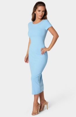 Women's Rib Maxi T-Shirt Dress