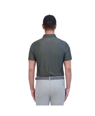 Ben Sherman Mens Split Spot Geo Tech Jersey Sports Fit Polo Shirt 15090₽