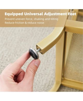 Shoe Storage Bench with Padded Seat, Shoe Rack Bench for Entryway, Shoe Storage Shelf with Metal Frame, 2-Tier Shoe Organizer Shelf for Hallway Bedroom Living Room Dorm Department, Gold