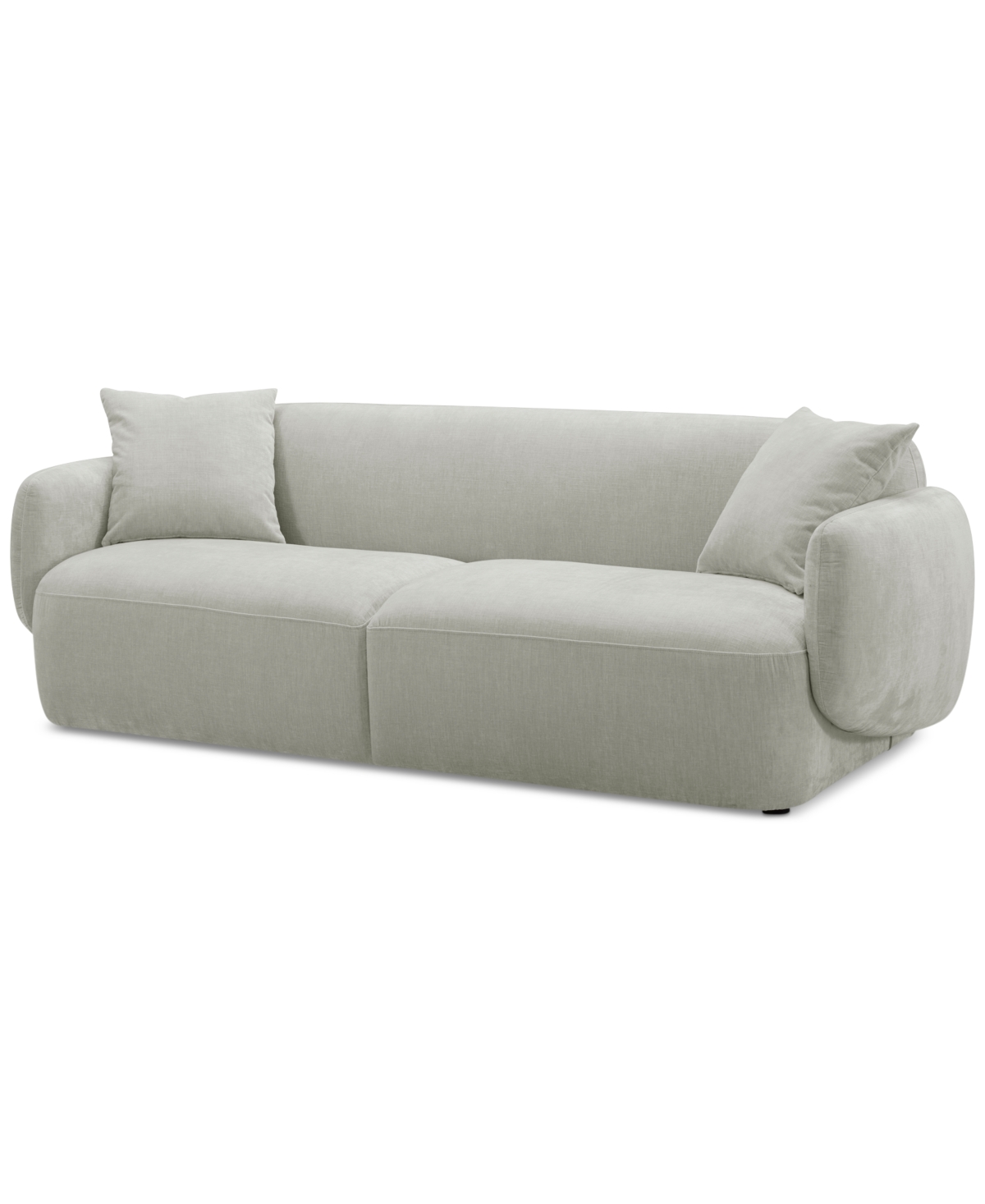Macy's Gaelynn Fabric Sofa, Exclusively At  In Oyster