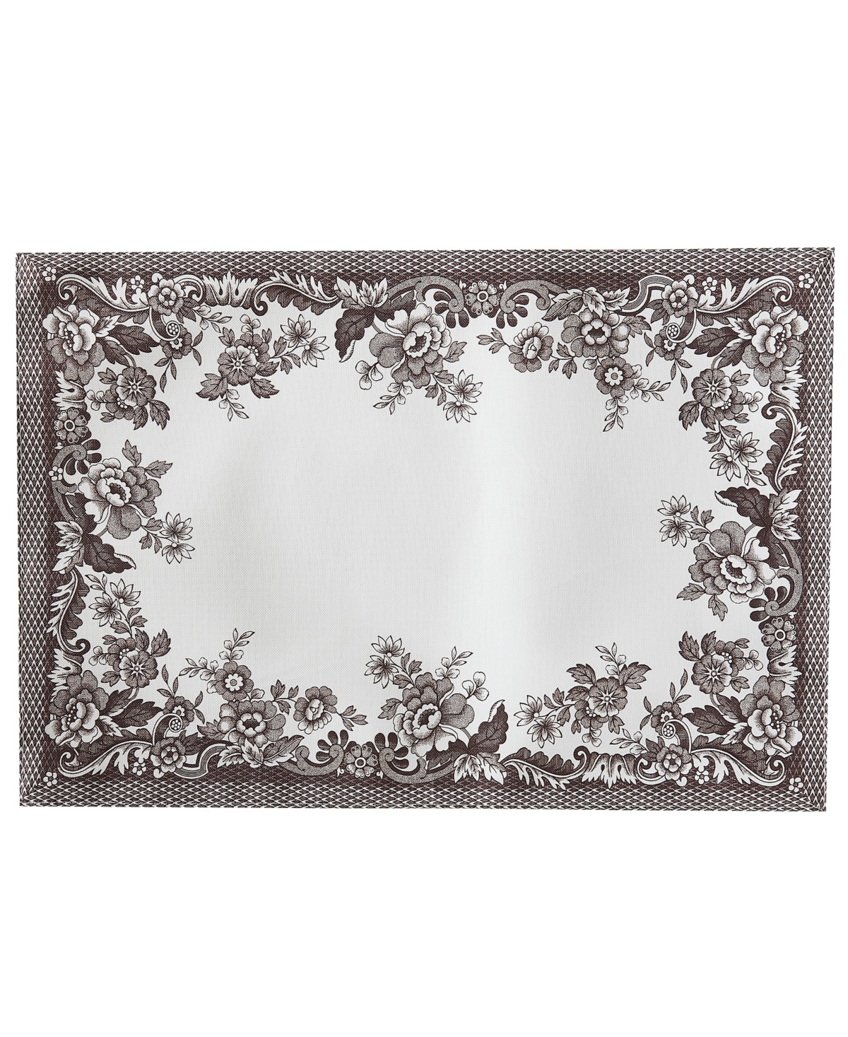Spode Woodland Polyester Placemats, 13" X 19" In Ivory