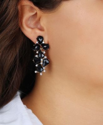 Epoxy Multi Shape Stone Linear Earrings