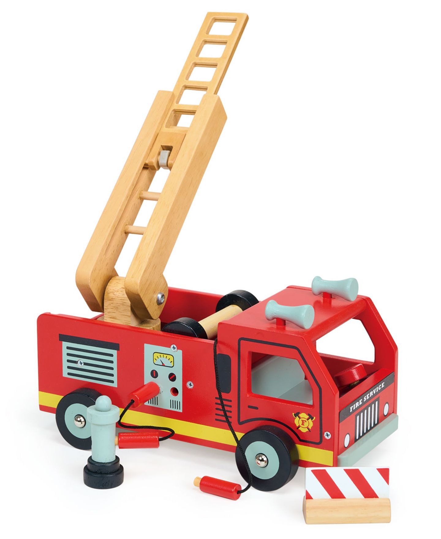 Детская игрушка Mentari Toys Wind-Up Extendible-Ladder Fire Engine — фото 2