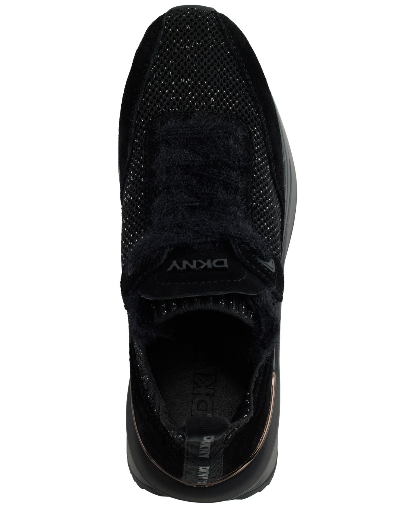 Женские кроссовки DKNY Aveline Lace-Up, цвет: Чёрный — фото 4