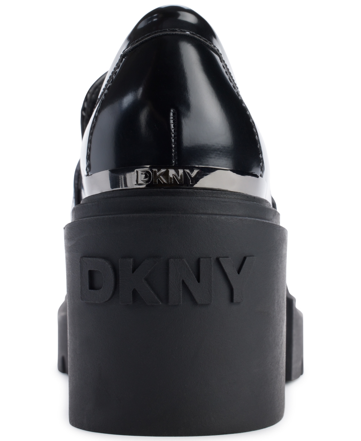 Dkny Texas Platform Bit Loafer In Black