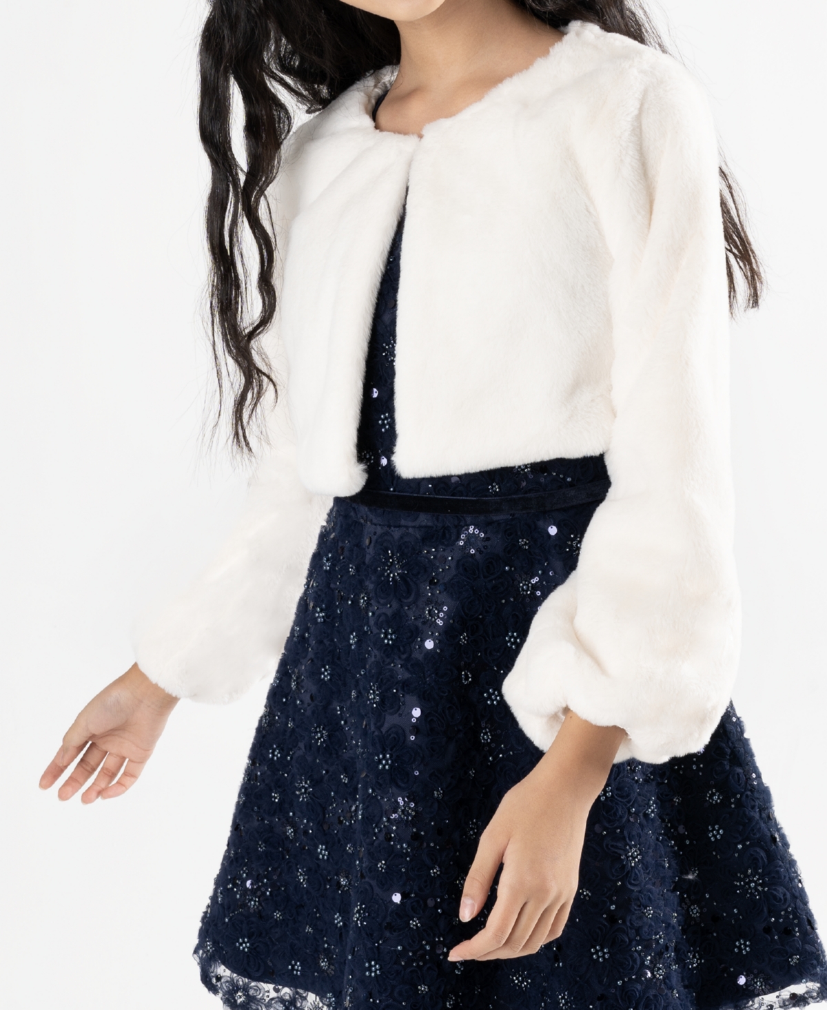Rare Editions Big Girls Faux Fur Jacket