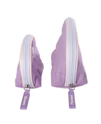 Sanrio Purple Large and Small Dome Cosmetic Travel Bag